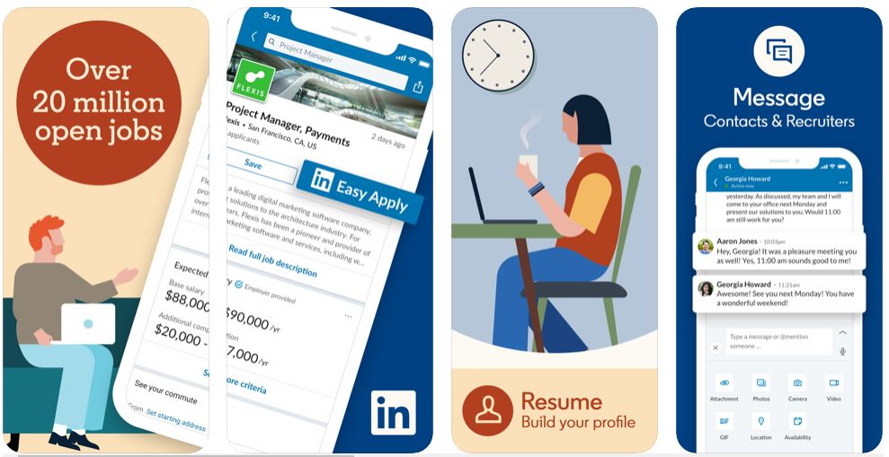开发一个像 LINKEDIN 这样的社交媒体APP